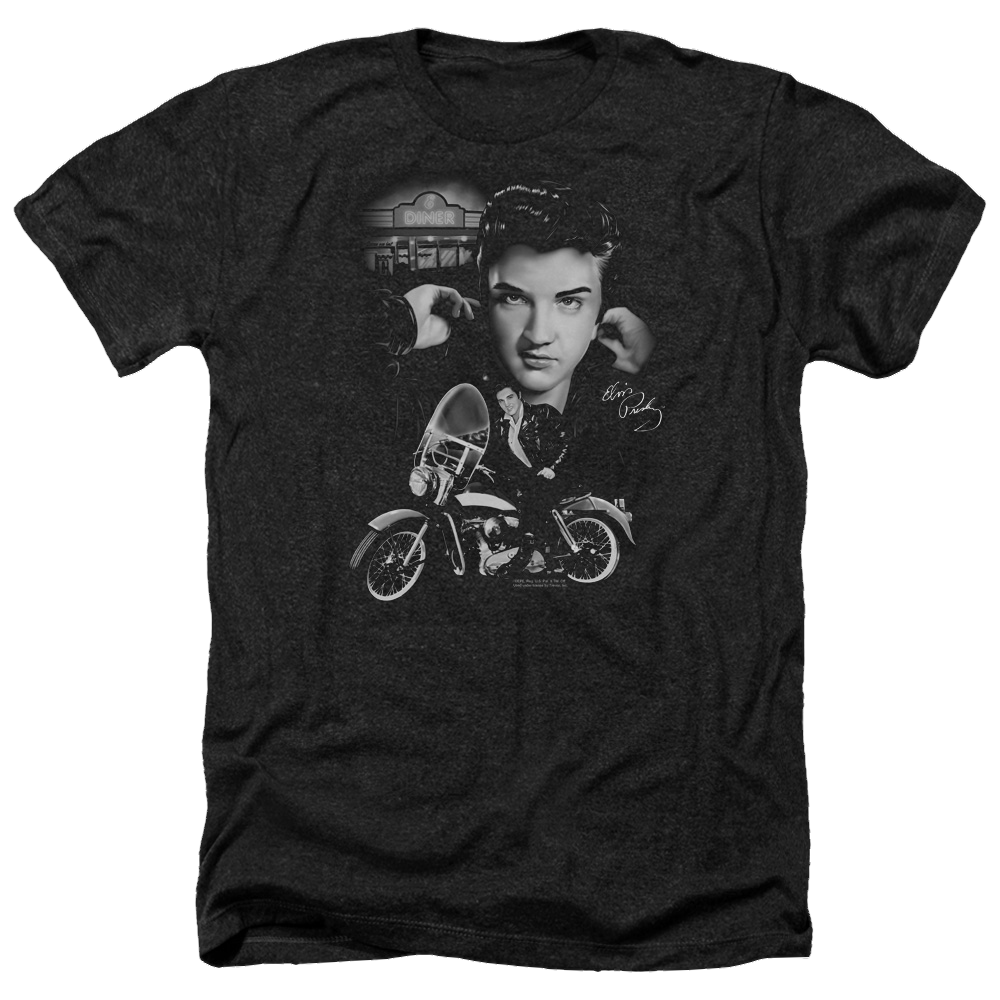 Elvis Presley The King Rides Again - Men's Heather T-Shirt Men's Heather T-Shirt Elvis Presley   
