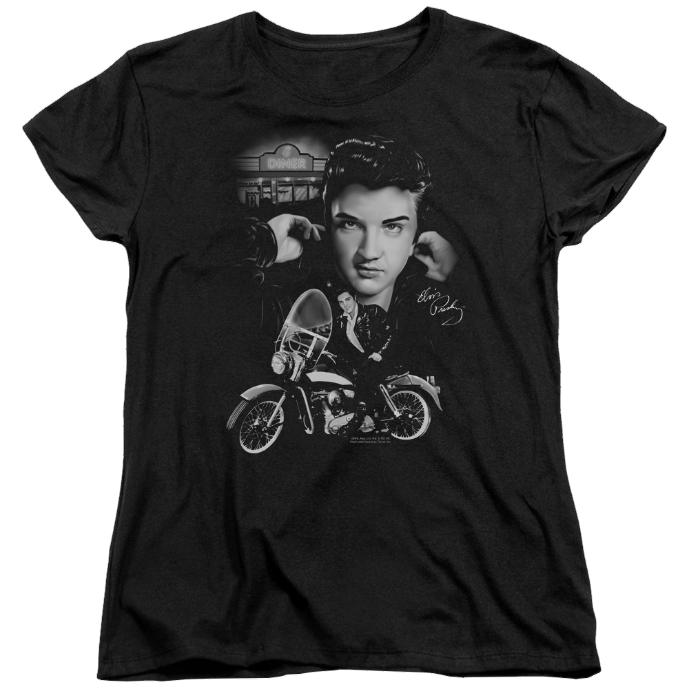 Elvis Presley The King Rides Again - Women's T-Shirt Women's T-Shirt Elvis Presley   