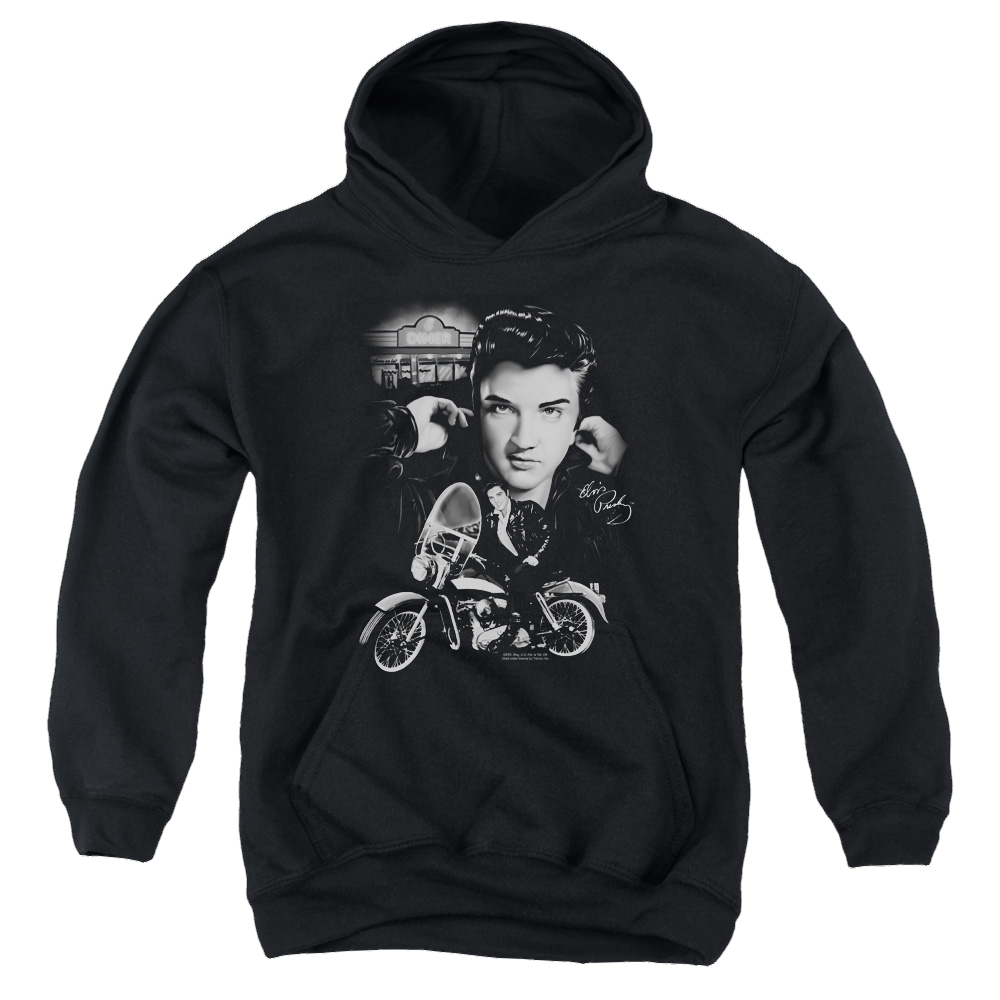 Elvis Presley The King Rides Again - Youth Hoodie (Ages 8-12) Youth Hoodie (Ages 8-12) Elvis Presley   