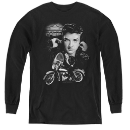 Elvis Presley The King Rides Again - Youth Long Sleeve T-Shirt Youth Long Sleeve T-Shirt Elvis Presley   