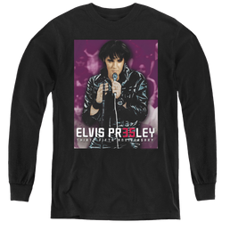 Elvis Presley 35 Leather - Youth Long Sleeve T-Shirt Youth Long Sleeve T-Shirt Elvis Presley   