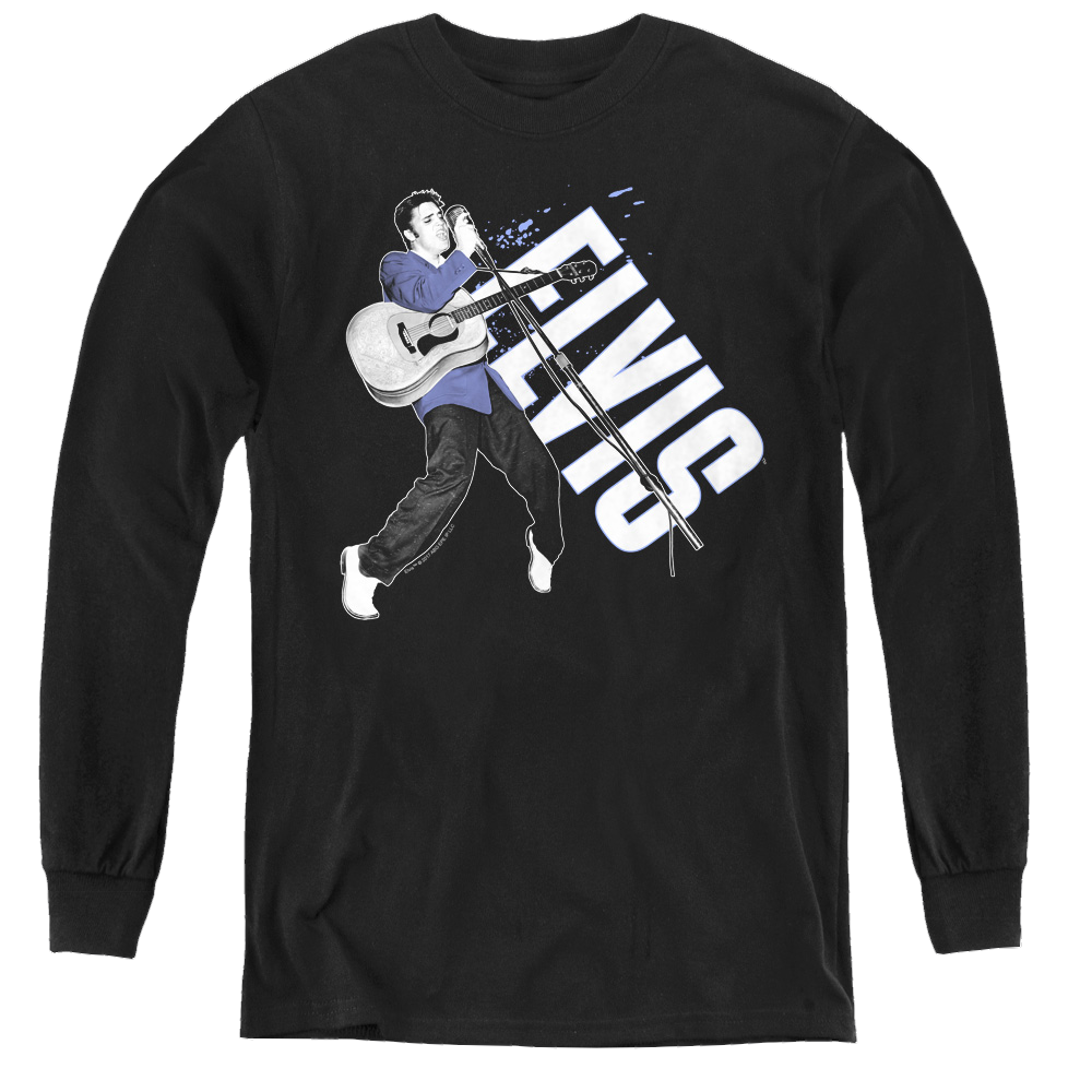 Elvis Presley On His Toes - Youth Long Sleeve T-Shirt Youth Long Sleeve T-Shirt Elvis Presley   