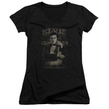 Elvis Presley 1954 - Juniors V-Neck T-Shirt Juniors V-Neck T-Shirt Elvis Presley   
