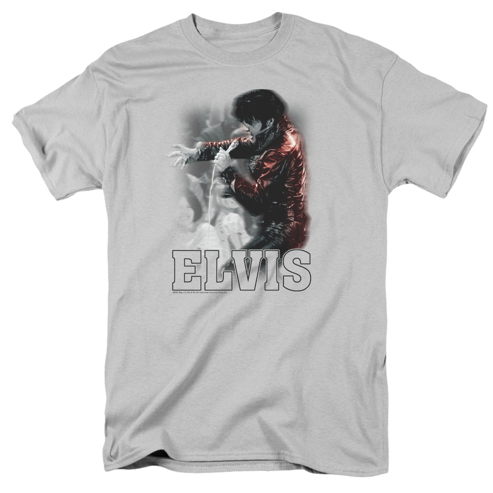 Elvis Presley Black Leather - Men's Regular Fit T-Shirt Men's Regular Fit T-Shirt Elvis Presley   