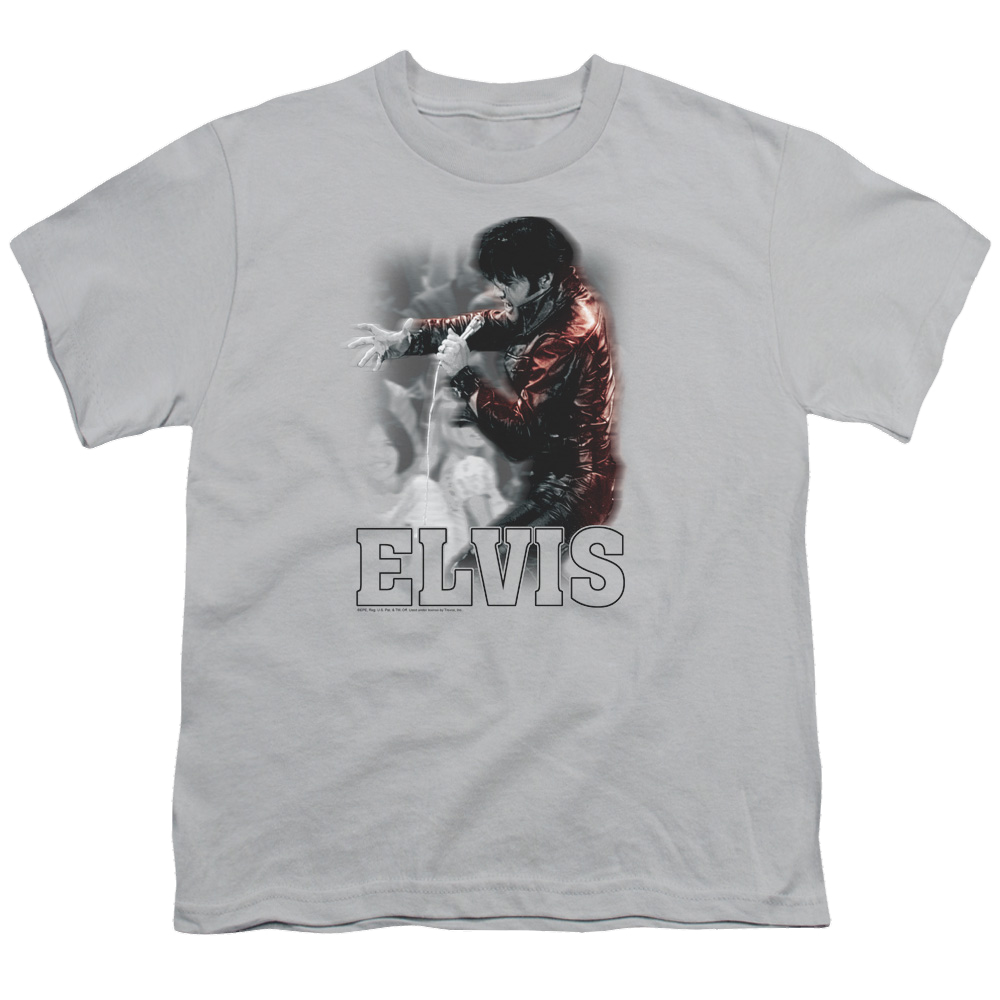 Elvis Presley Black Leather - Youth T-Shirt (Ages 8-12) Youth T-Shirt (Ages 8-12) Elvis Presley   