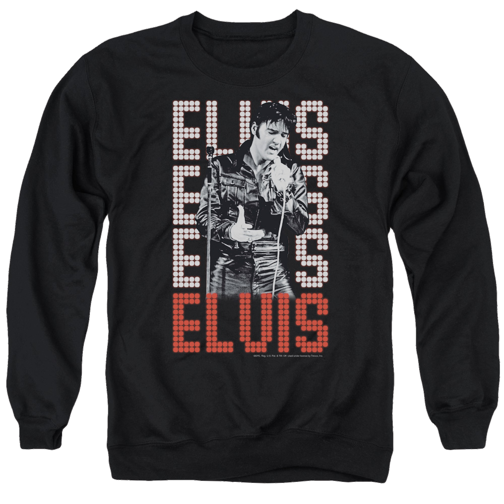 Elvis Presley 1968 - Men's Crewneck Sweatshirt Men's Crewneck Sweatshirt Elvis Presley   