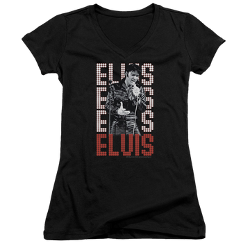 Elvis Presley 1968 - Juniors V-Neck T-Shirt Juniors V-Neck T-Shirt Elvis Presley   