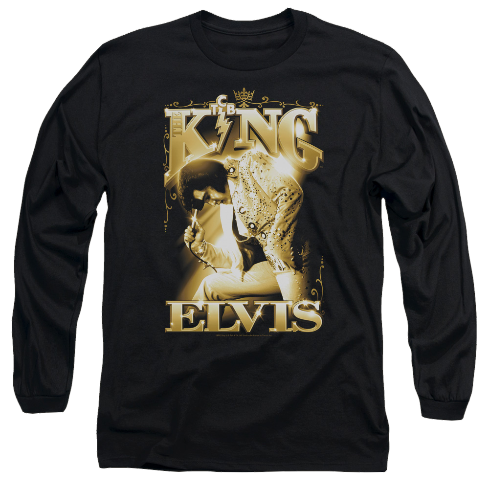 Elvis Presley The King - Men's Long Sleeve T-Shirt Men's Long Sleeve T-Shirt Elvis Presley   