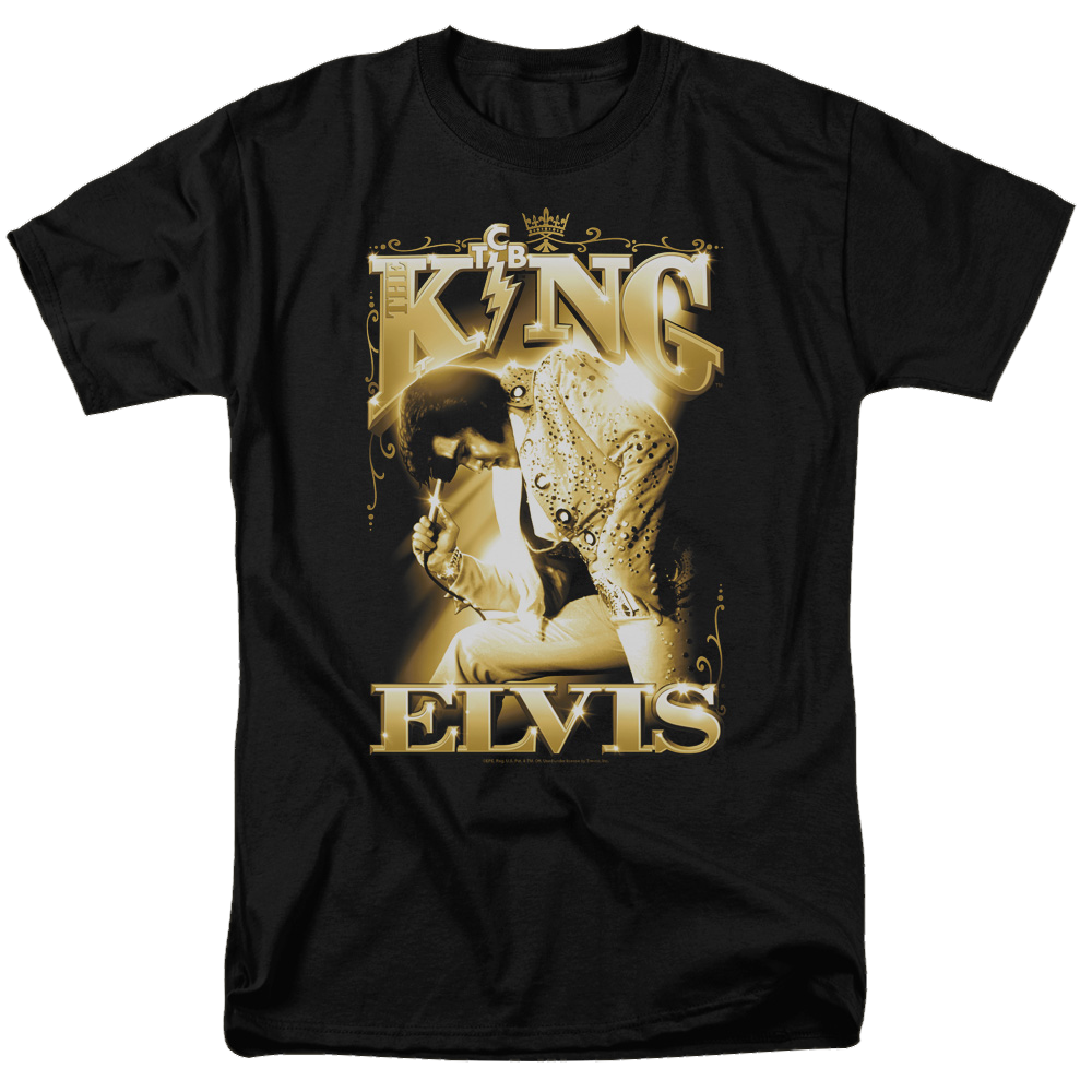 Elvis Presley The King - Men's Regular Fit T-Shirt Men's Regular Fit T-Shirt Elvis Presley   