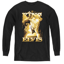 Elvis Presley The King - Youth Long Sleeve T-Shirt Youth Long Sleeve T-Shirt Elvis Presley   