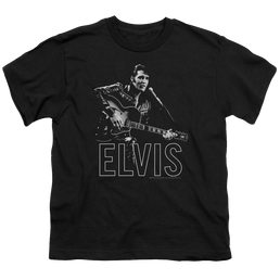Elvis Presley Guitar In Hand - Youth T-Shirt (Ages 8-12) Youth T-Shirt (Ages 8-12) Elvis Presley   