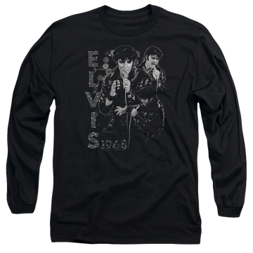 Elvis Presley Leathered - Men's Long Sleeve T-Shirt Men's Long Sleeve T-Shirt Elvis Presley   