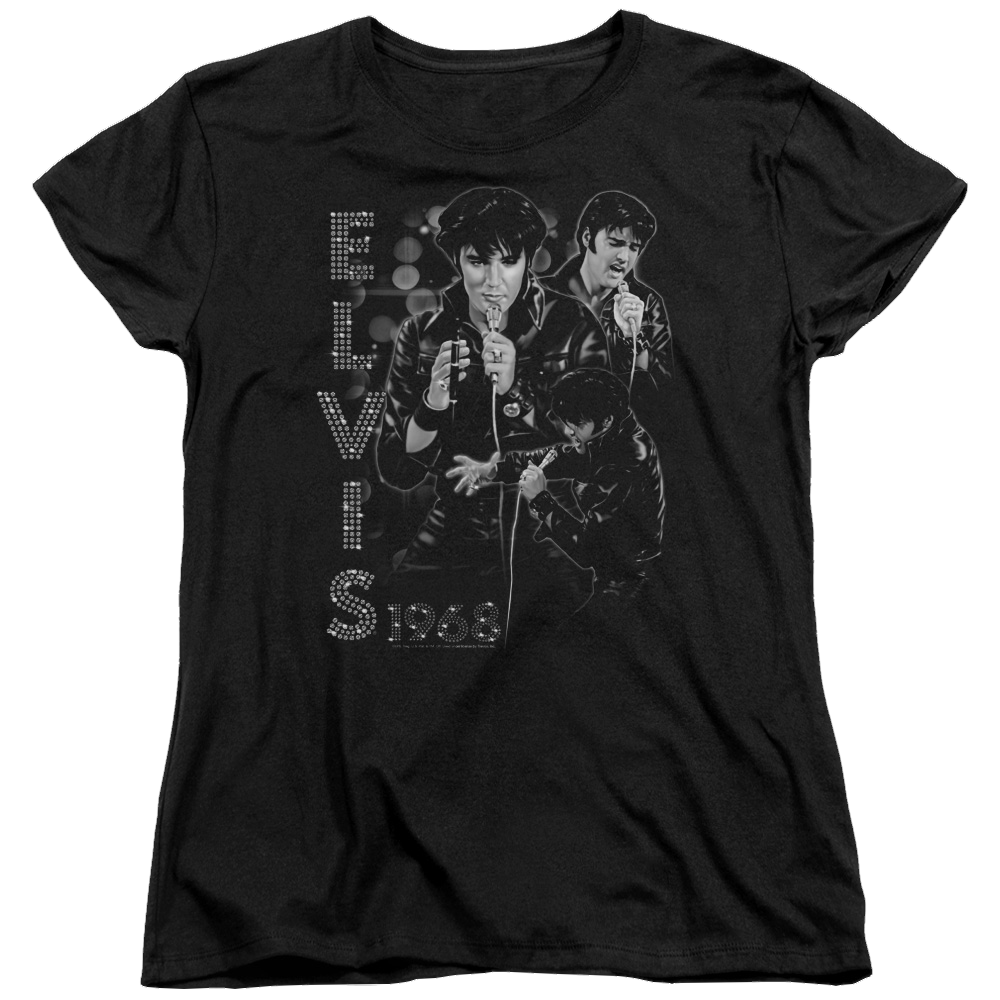 Elvis Presley Leathered - Women's T-Shirt Women's T-Shirt Elvis Presley   
