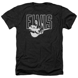Elvis Presley White Glow - Men's Heather T-Shirt Men's Heather T-Shirt Elvis Presley   
