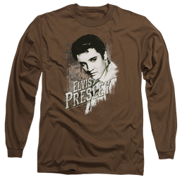 Elvis Presley Rugged Elvis - Men's Long Sleeve T-Shirt Men's Long Sleeve T-Shirt Elvis Presley   