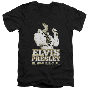 Elvis Presley Golden - Men's V-Neck T-Shirt Men's V-Neck T-Shirt Elvis Presley   
