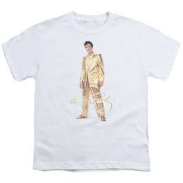 Elvis Presley Gold Lame Suit - Youth T-Shirt (Ages 8-12) Youth T-Shirt (Ages 8-12) Elvis Presley   