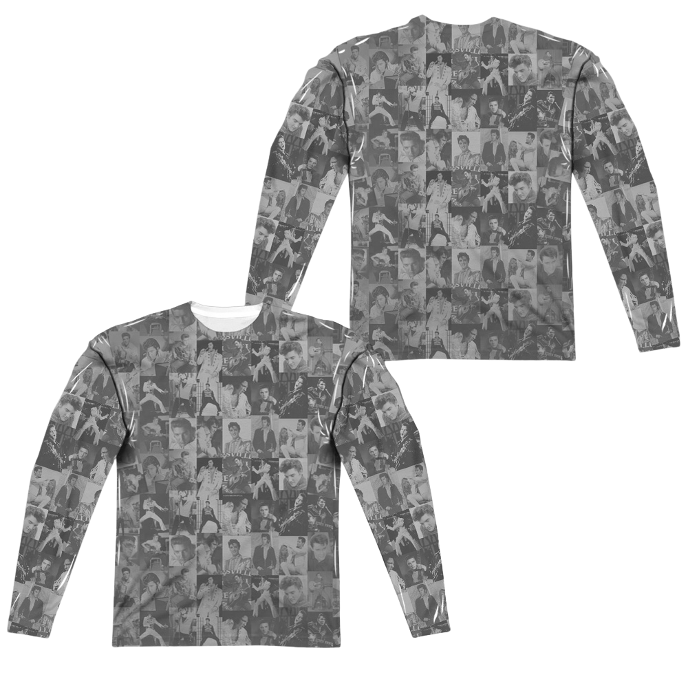 Elvis Presley Tcb Crowd - Men's All-Over Print Long Sleeve Men's All-Over Print Long Sleeve Elvis Presley   