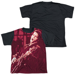 Elvis Presley Scratched 68 - Youth Black Back T-Shirt (Ages 8-12) Youth Black Back T-Shirt (Ages 8-12) Elvis Presley   