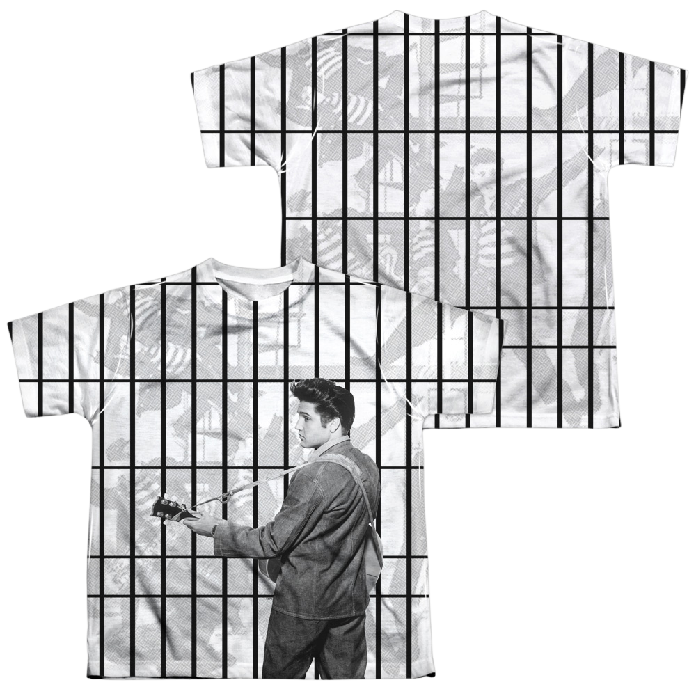 Elvis Presley The Whole Cell Block - Youth All-Over Print T-Shirt (Ages 8-12) Youth All-Over Print T-Shirt (Ages 8-12) Elvis Presley   