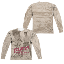 Elvis Presley Flaming Star - Men's All-Over Print Long Sleeve Men's All-Over Print Long Sleeve Elvis Presley   