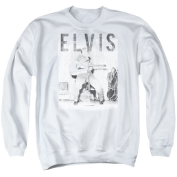 Elvis Presley With The Band - Men's Crewneck Sweatshirt Men's Crewneck Sweatshirt Elvis Presley   