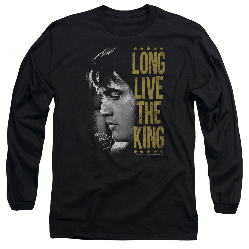 Elvis Presley Long Live The King - Men's Long Sleeve T-Shirt Men's Long Sleeve T-Shirt Elvis Presley   