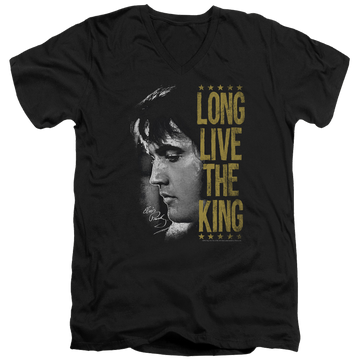 Elvis Presley Long Live The King - Men's V-Neck T-Shirt Men's V-Neck T-Shirt Elvis Presley   