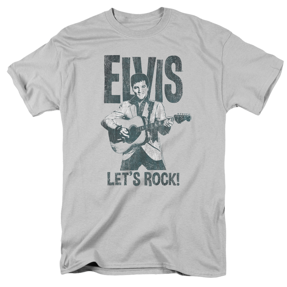 Elvis Presley Lets Rock - Men's Regular Fit T-Shirt Men's Regular Fit T-Shirt Elvis Presley   