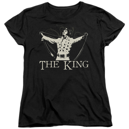Elvis Presley Ornate King - Women's T-Shirt Women's T-Shirt Elvis Presley   
