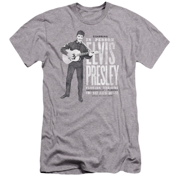 Elvis Presley In Person - Men's Premium Slim Fit T-Shirt Men's Premium Slim Fit T-Shirt Elvis Presley   