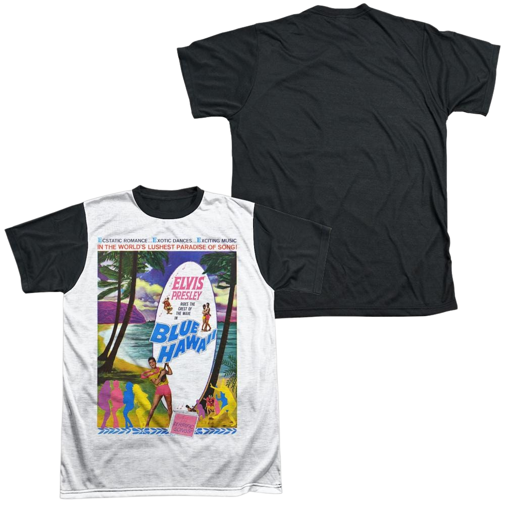 Elvis Presley Blue Hawaii - Men's Black Back T-Shirt Men's Black Back T-Shirt Elvis Presley   