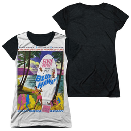 Elvis Presley Blue Hawaii - Juniors Black Back T-Shirt Juniors Black Back T-Shirt Elvis Presley   