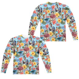 Elvis Presley Surfs Up - Men's All-Over Print Long Sleeve Men's All-Over Print Long Sleeve Elvis Presley   