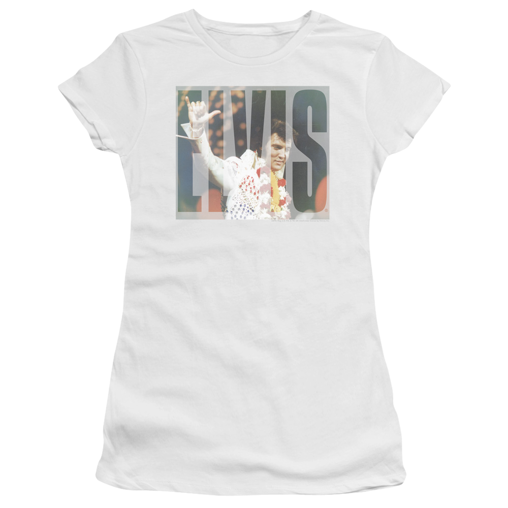 Elvis Presley Aloha Knockout - Juniors T-Shirt Juniors T-Shirt Elvis Presley   