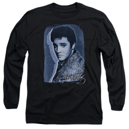 Elvis Presley Overlay - Men's Long Sleeve T-Shirt Men's Long Sleeve T-Shirt Elvis Presley   