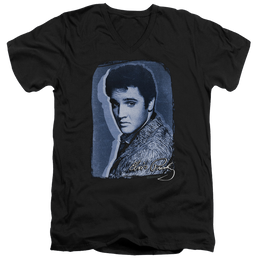 Elvis Presley Overlay - Men's V-Neck T-Shirt Men's V-Neck T-Shirt Elvis Presley   