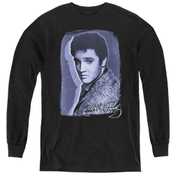 Elvis Presley Overlay - Youth Long Sleeve T-Shirt Youth Long Sleeve T-Shirt Elvis Presley   