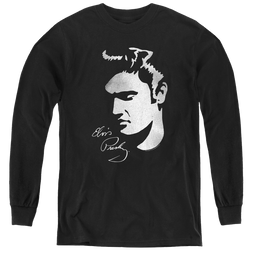 Elvis Presley Simple Face - Youth Long Sleeve T-Shirt Youth Long Sleeve T-Shirt Elvis Presley   