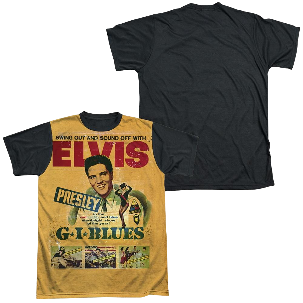 Elvis Presley Gi Blues - Men's Black Back T-Shirt Men's Black Back T-Shirt Elvis Presley   