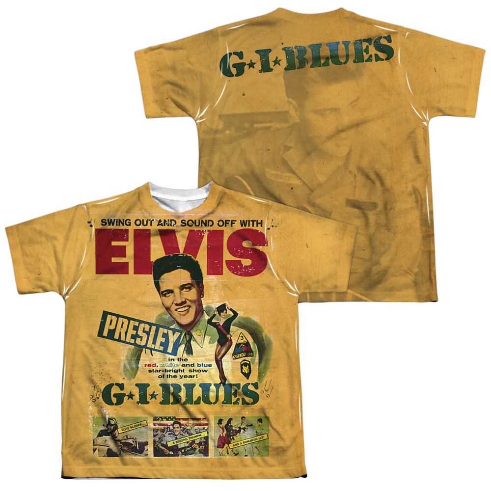 Elvis Presley Gi Blues - Youth All-Over Print T-Shirt (Ages 8-12) Youth All-Over Print T-Shirt (Ages 8-12) Elvis Presley   