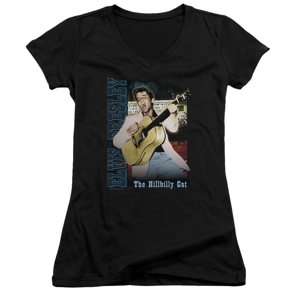 Elvis Presley Memphis - Juniors V-Neck T-Shirt Juniors V-Neck T-Shirt Elvis Presley   