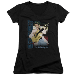Elvis Presley Memphis - Juniors V-Neck T-Shirt Juniors V-Neck T-Shirt Elvis Presley   