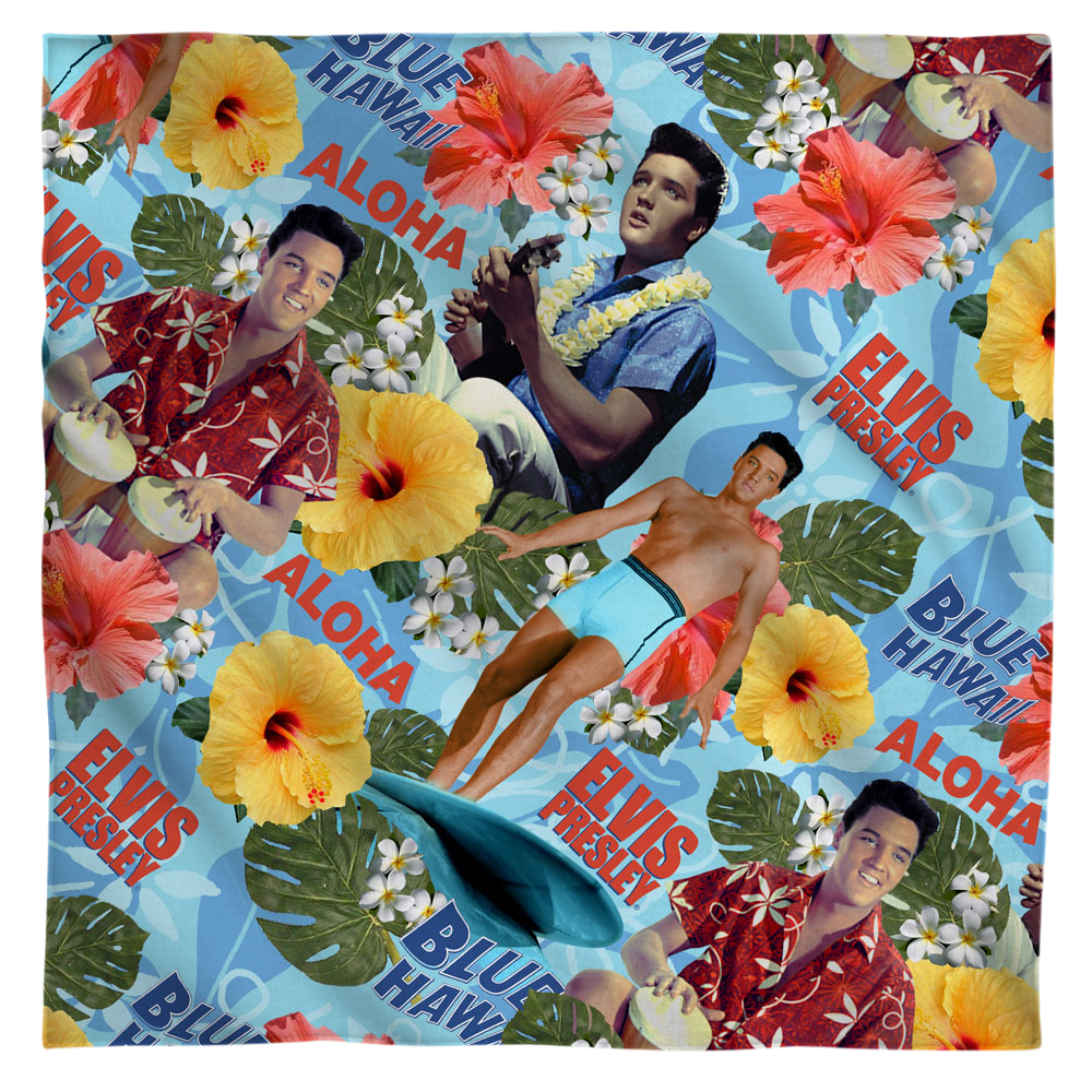 Elvis - Blue Hawaii - Bandana Bandanas Elvis Presley   