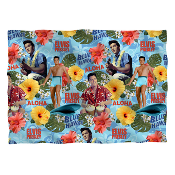 Elvis Presley Blue Hawaii pillow case