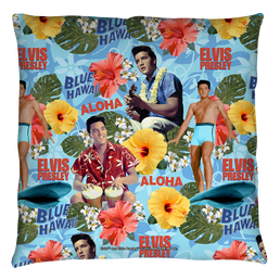 Elvis Blue Hawaii Throw Pillow Throw Pillows Elvis Presley   