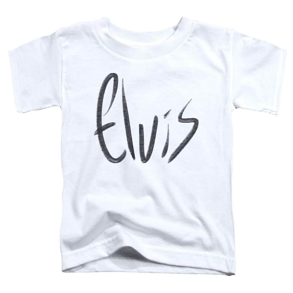 Elvis Presley Sketchy Name - Kid's T-Shirt (Ages 4-7) Kid's T-Shirt (Ages 4-7) Elvis Presley   