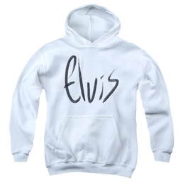Elvis Presley Sketchy Name - Youth Hoodie (Ages 8-12) Youth Hoodie (Ages 8-12) Elvis Presley   