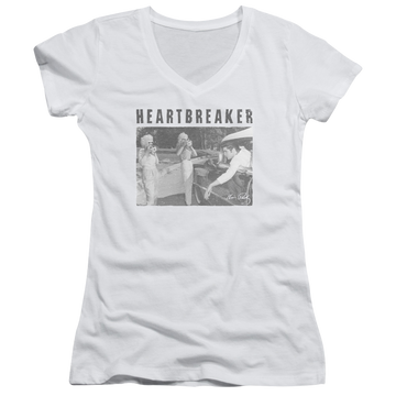 Elvis Presley Heartbreaker - Juniors V-Neck T-Shirt Juniors V-Neck T-Shirt Elvis Presley   