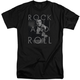 Elvis Presley Rock And Roll - Men's Tall Fit T-Shirt Men's Tall Fit T-Shirt Elvis Presley   